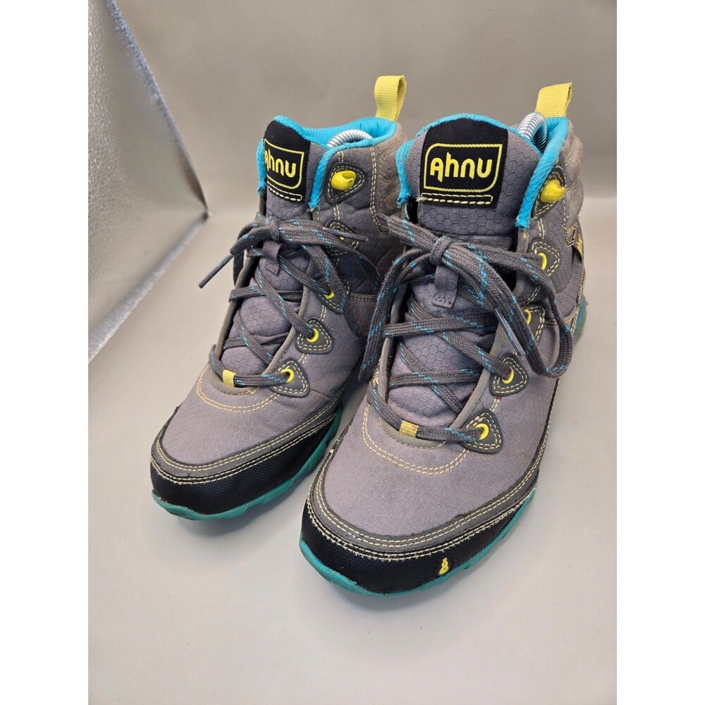 Ahnu Sugarpine Hiking Boots Women’s 6.5 Grey Waterproof Trail Athletic Shoes - Picture 4 of 8